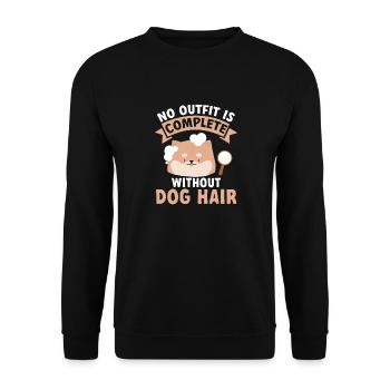 Salon de coiffure pour chiens - Sweat-shirt Unisexe - noir - Devant - Alina (178cm) & Michal (187cm)