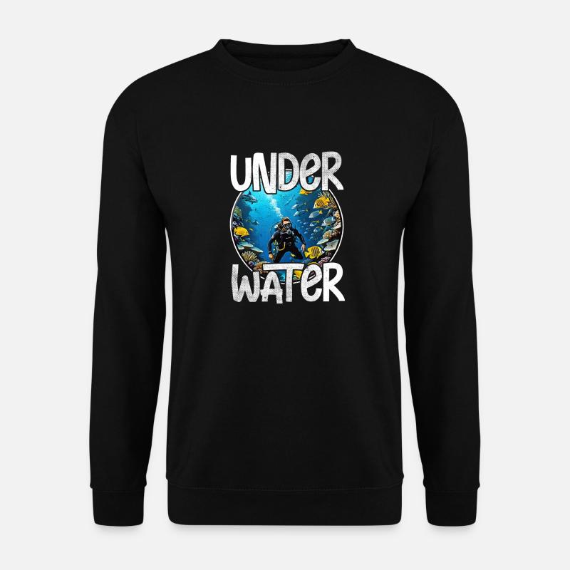 Tauchen - Unisex Pullover - Schwarz