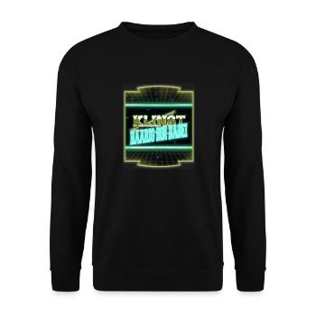 lustig weihnachten chihuahua bday hundeliebhaber - Unisex Pullover - Schwarz - Vorne - Alina (178cm) & Michal (187cm)