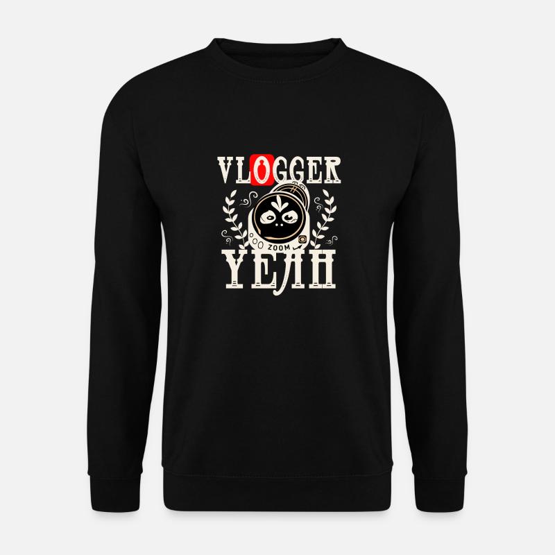 Vlogger - Unisex Pullover - Schwarz