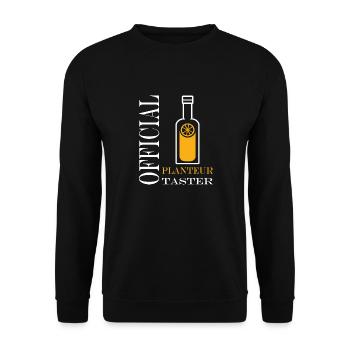 Humour punch planteur - Sweat-shirt Unisexe - noir - Devant - Alina (178cm) & Michal (187cm)