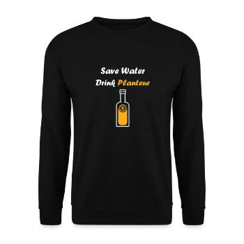 Humour punch planteur - Sweat-shirt Unisexe - noir - Devant - Alina (178cm) & Michal (187cm)