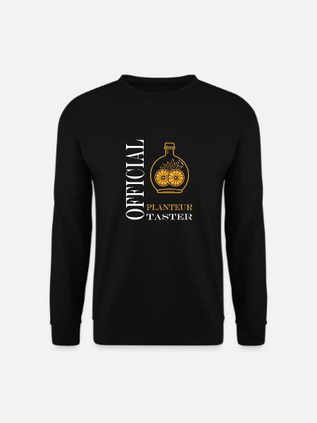 Humor-Punsch-Pflanzgefäß - Unisex Pullover - Schwarz