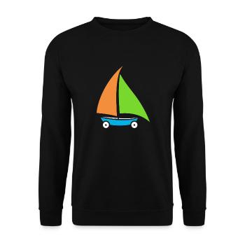 Sand yachting - Unisex Sweatshirt - black - Front - Alina (178cm) & Michal (187cm)