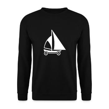 Sand yachting - Unisex Sweatshirt - black - Front - Alina (178cm) & Michal (187cm)
