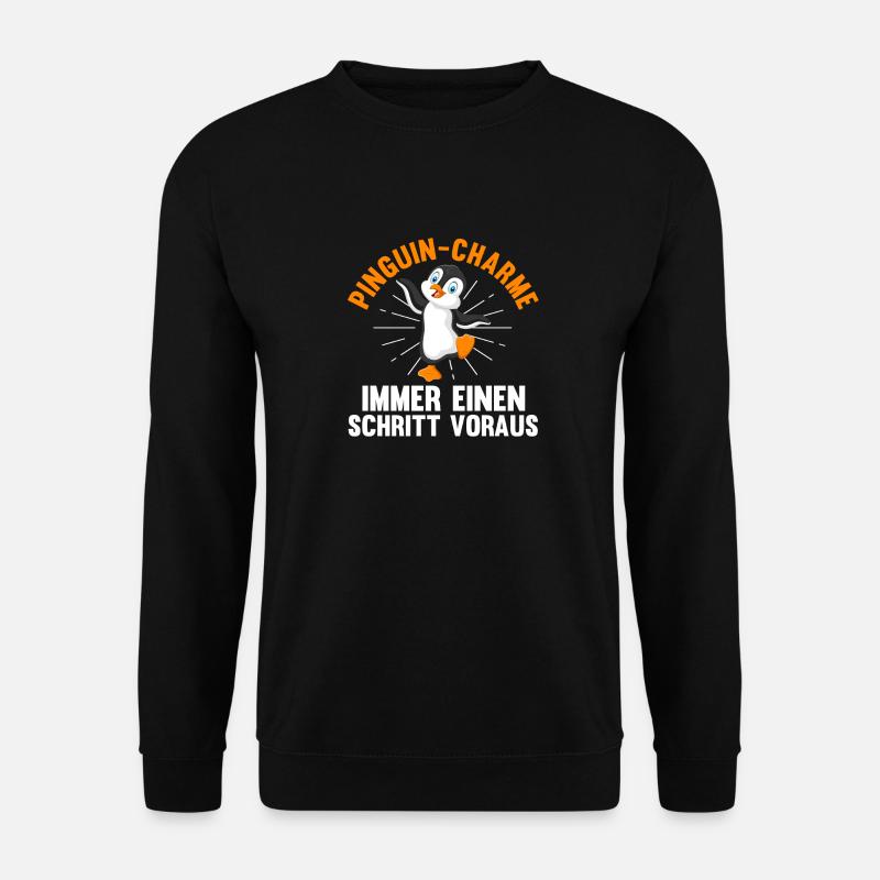 Süße Pinguin - Unisex Pullover - Schwarz