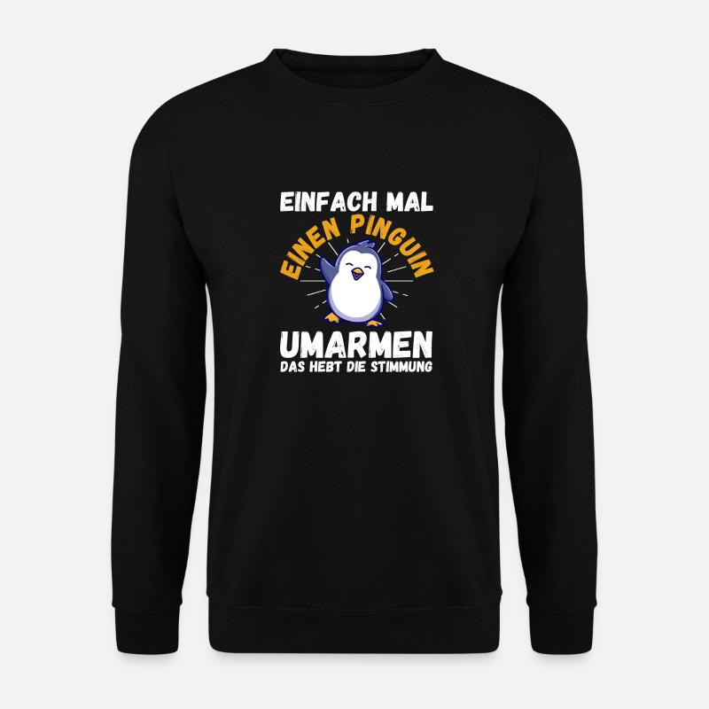 Cute Penguin - Unisex Sweatshirt - black
