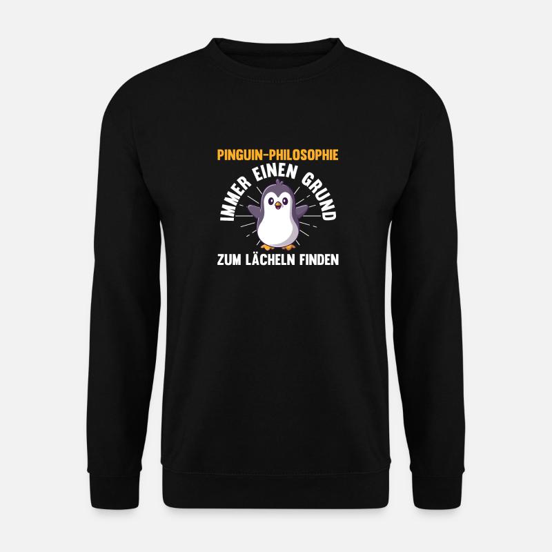 Süße Pinguin - Unisex Pullover - Schwarz