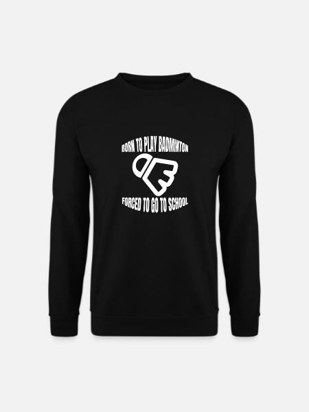 Badminton Badmintonteam Federballfan Federball - Unisex Pullover - Schwarz
