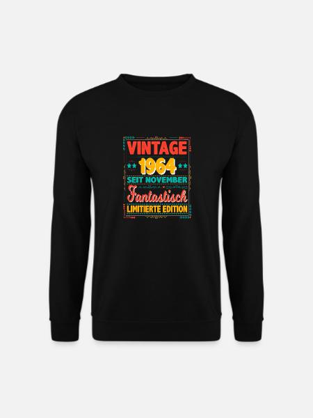 November 1964 Vintage Fantastisch 59 Jahren Mann - Unisex Pullover - Schwarz