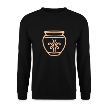 Pottery - Unisex Sweatshirt - black - Front - Alina (178cm) & Michal (187cm)