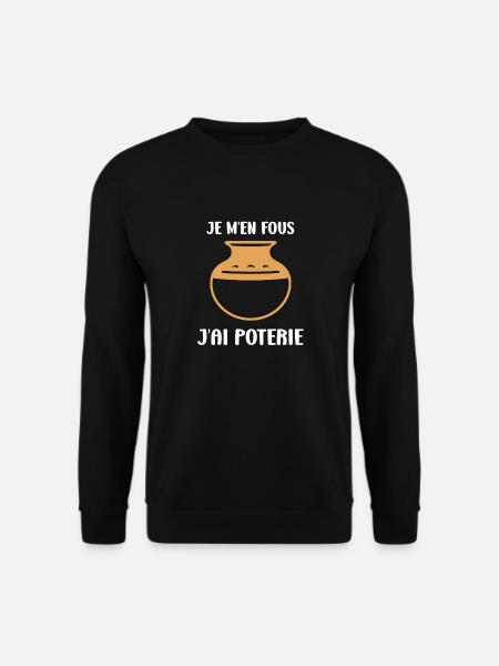 Poterie - Sweat-shirt Unisexe - noir