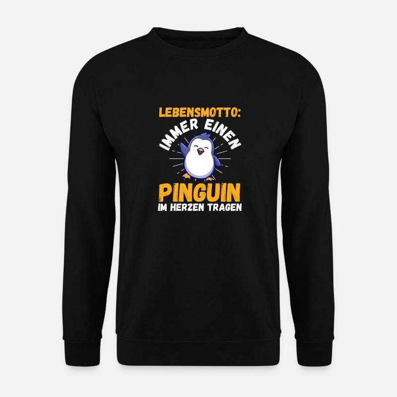 Cute Penguin - Unisex Sweatshirt - black
