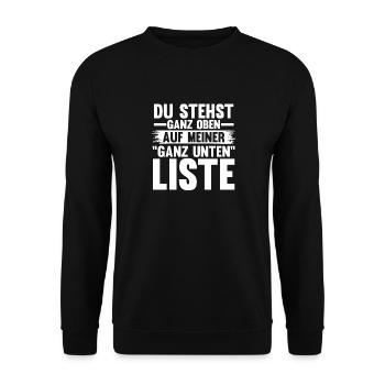 Work Colleague Office Humor Work Funny Sayings - Unisex Sweatshirt - black - Front - Alina (178cm) & Michal (187cm)