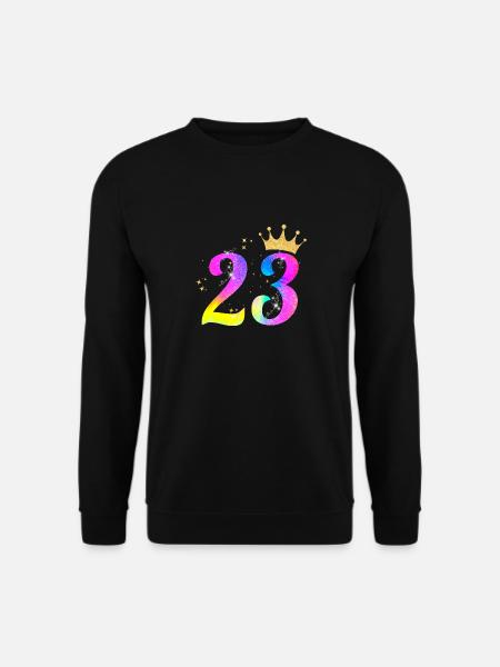23. Geburtstag Geschenkidee Für 23 Jahre Alt - Unisex Pullover - Schwarz
