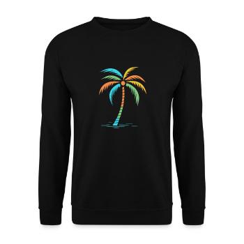 je suis en vacances - Sweat-shirt Unisexe - noir - Devant - Alina (178cm) & Michal (187cm)