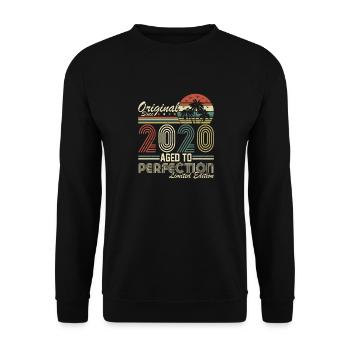 2020 - Sweat-shirt Unisexe - noir - Devant - Alina (178cm) & Michal (187cm)