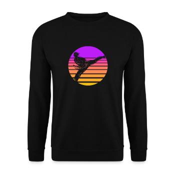 Taekwondo - Unisex Sweatshirt - black - Front - Alina (178cm) & Michal (187cm)