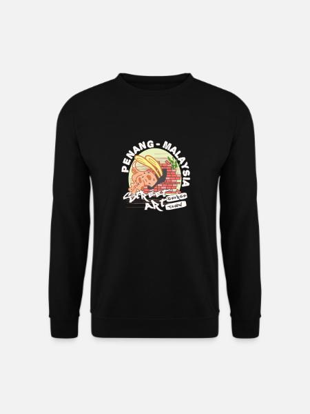 Penang Street Art - Unisex Pullover - Schwarz