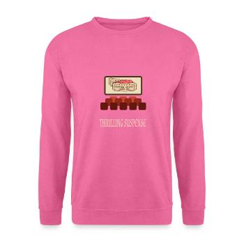 Film Movie Lovers Retro Vintage Classic Cinema TV - Unisex Sweatshirt - pink - Front