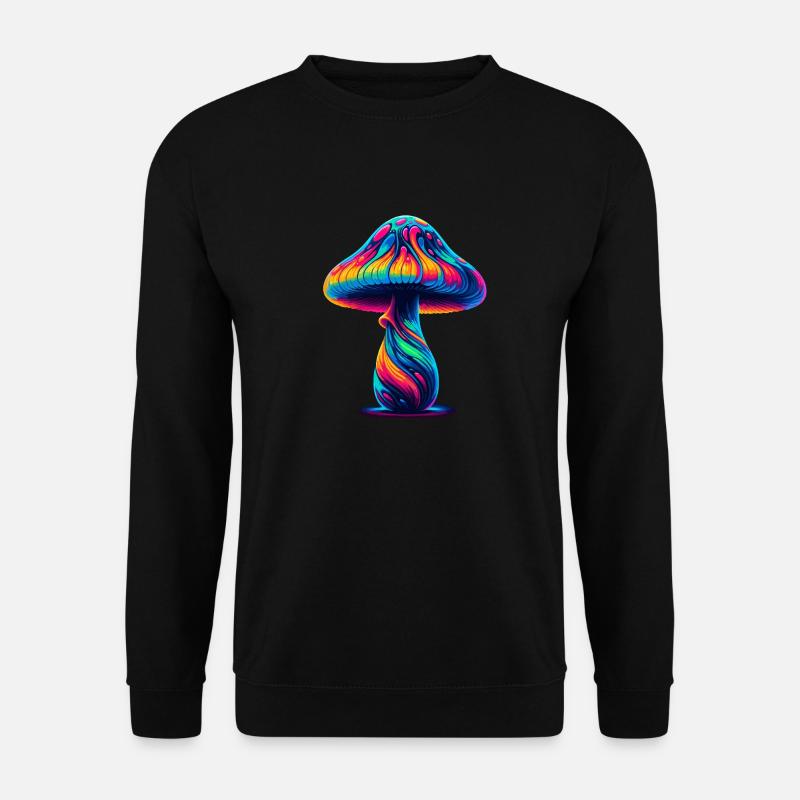 Mushroom - Unisex Sweatshirt - black