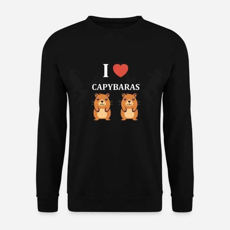 Humour Capybara - Sweat-shirt Unisexe - noir