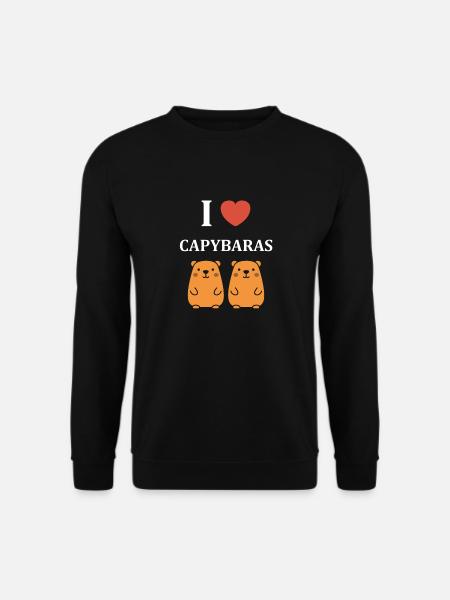 Humour Capybara - Sweat-shirt Unisexe - noir