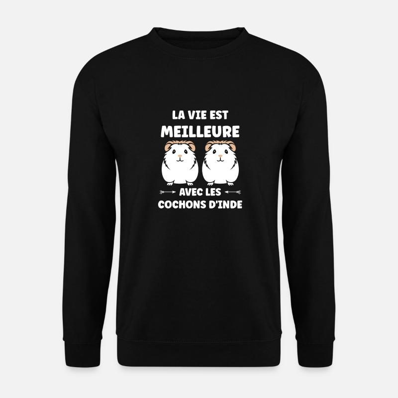 Humour cochon d'ine - Sweat-shirt Unisexe - noir