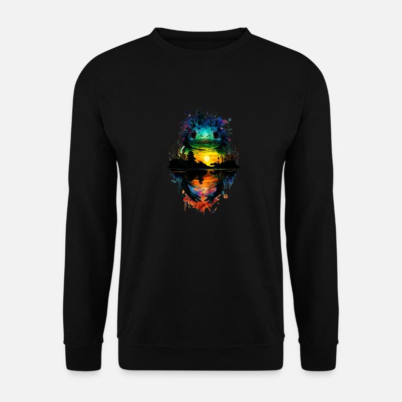 Axolotl - Unisex Pullover - Schwarz