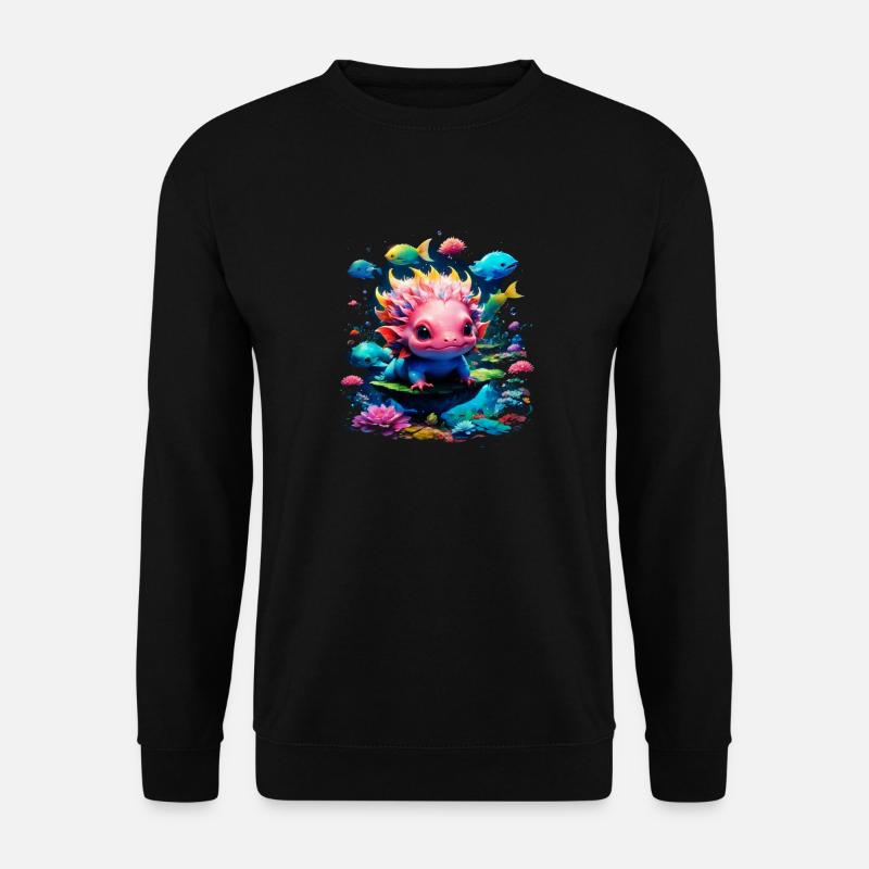 Axolotl - Unisex Pullover - Schwarz