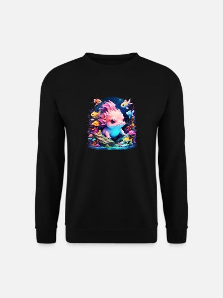 Axolotl - Unisex Sweatshirt - black