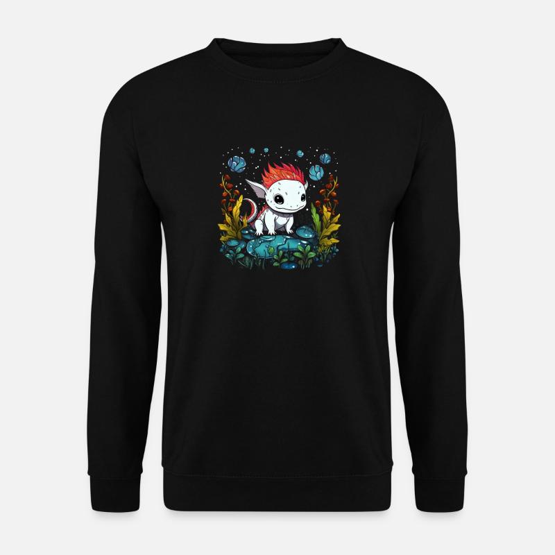 Axolotl - Unisex Pullover - Schwarz