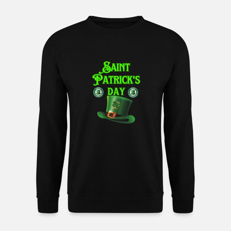 Fête de la Saint-Patrick - Sweat-shirt Unisexe - noir