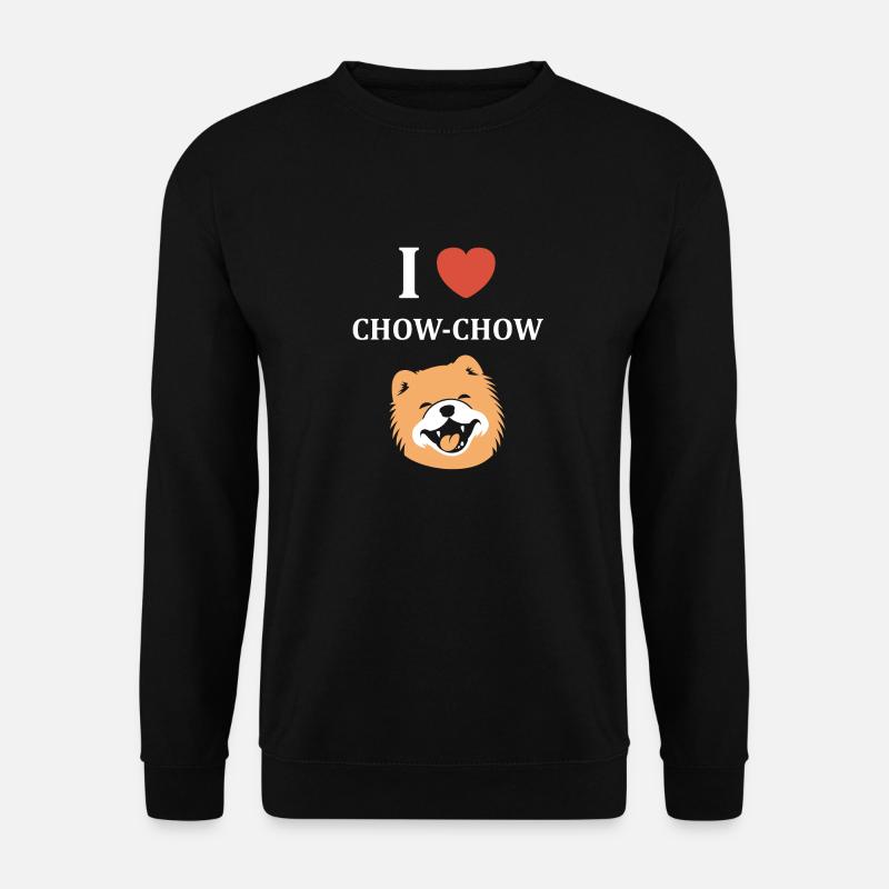 Chien chow chow - Sweat-shirt Unisexe - noir