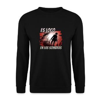 crazy in the shadows - Unisex Sweatshirt - black - Front - Alina (178cm) & Michal (187cm)