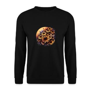 Schwarzäugige Susannen gezeichnet - Unisex Pullover - Schwarz - Vorne - Alina (178cm) & Michal (187cm)