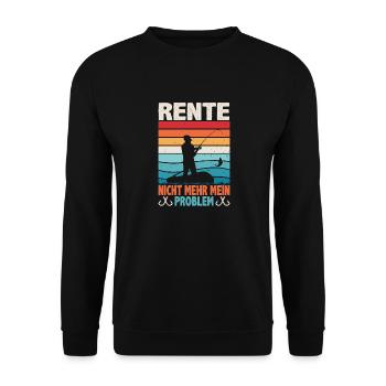 Rente für Frauen und Männer Lustige Dekoration zum - Unisex Pullover - Schwarz - Vorne - Alina (178cm) & Michal (187cm)