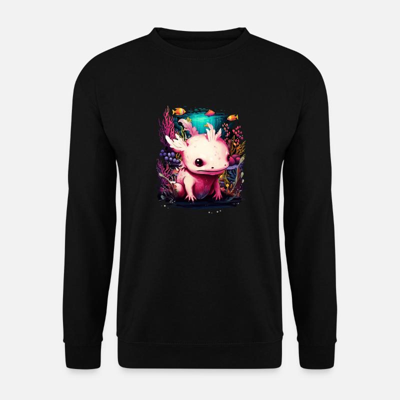 Axolotl - Unisex Pullover - Schwarz