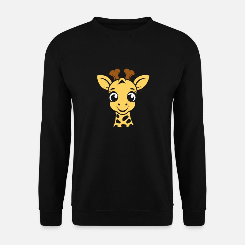 Giraffe's Head - Unisex Sweatshirt - black
