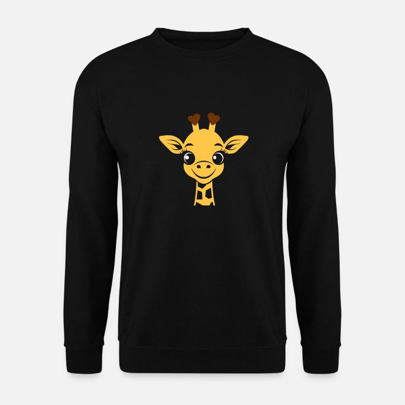Giraffe's Head - Unisex Sweatshirt - black