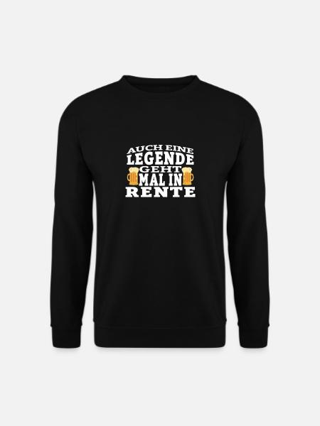 Retirement Even a legend retires - Unisex Sweatshirt - black