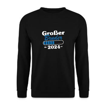 Big Brother Loading 2024 - Unisex Sweatshirt - black - Front - Alina (178cm) & Michal (187cm)