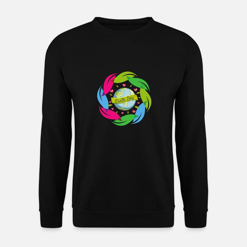 Earth day - Unisex Sweatshirt - black