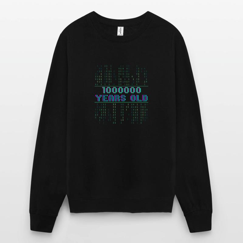 64. Geburtstag 64 Jahre alt Binärcode Coder Unisex Pullover