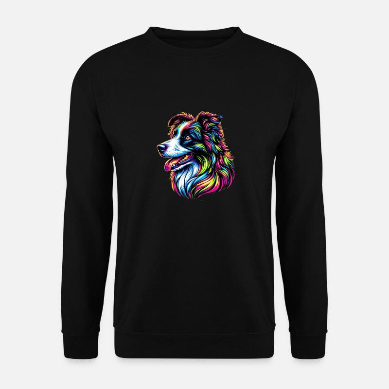 Border Collie Hund - Unisex Pullover - Schwarz