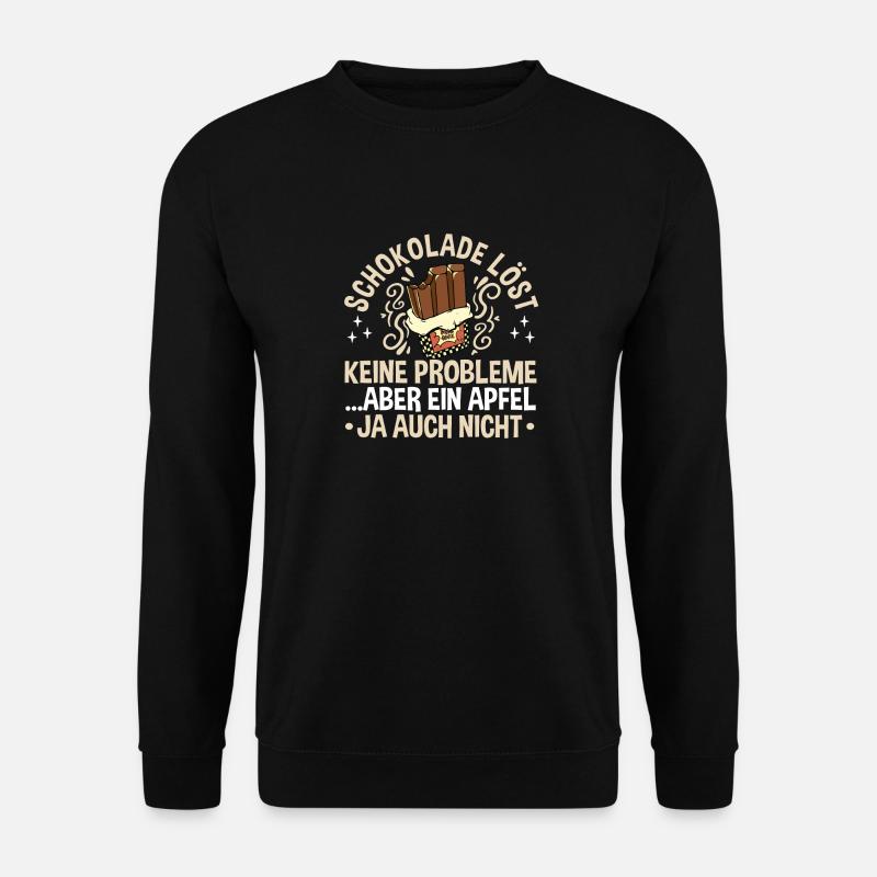 Chocolate, Cocoa & Chocolate Lovers - Unisex Sweatshirt - black