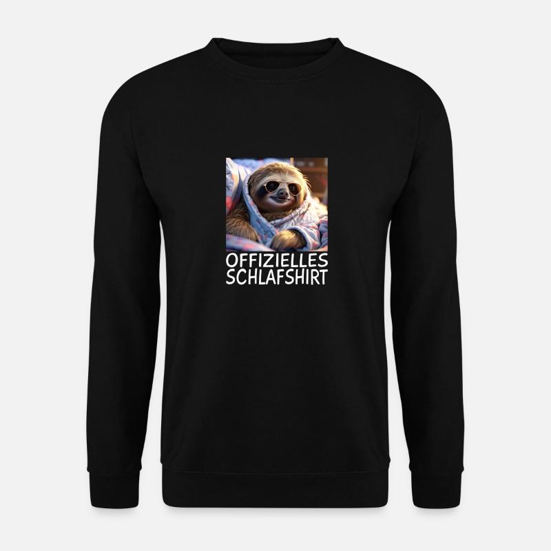 Sloth - Unisex Sweatshirt - black