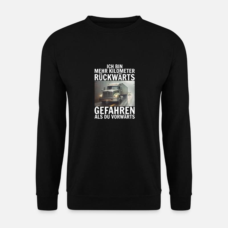 Lkw Fahrer - Unisex Pullover - Schwarz