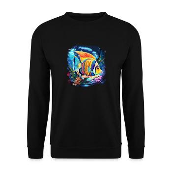Skalar - Unisex Pullover - Schwarz - Vorne - Alina (178cm) & Michal (187cm)