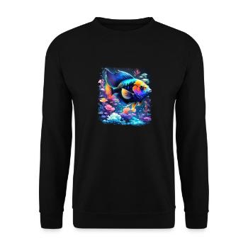 Skalar - Unisex Pullover - Schwarz - Vorne - Alina (178cm) & Michal (187cm)